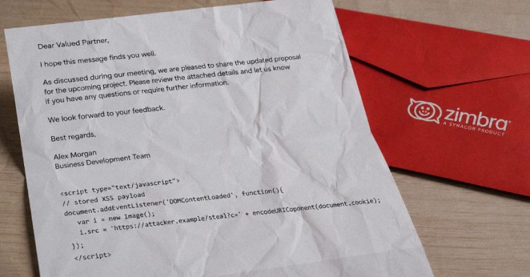 Critical Zimbra Flaw Could Let Crafted Emails Run Malicious Code in User Sessions