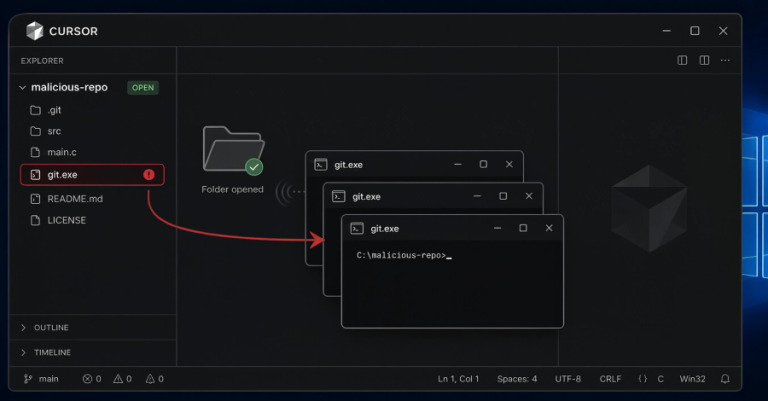 Cursor Flaw Lets Malicious Cloned Repositories Trigger Windows Code Execution