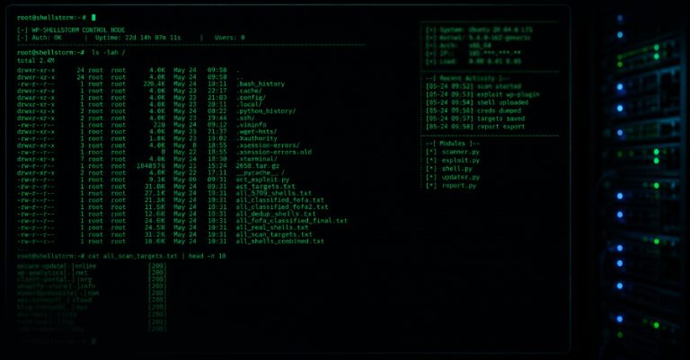 Exposed Hacker Server Reveals WP-SHELLSTORM Backdooring Thousands of WordPress Sites
