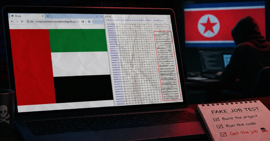 Fake Coding Tests Deliver OtterCookie-Aligned Malware Hidden in SVG Flag Images