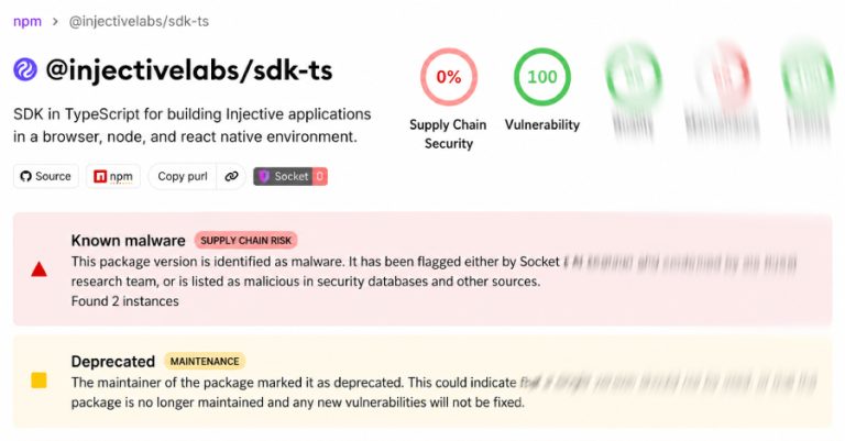 Injective Labs GitHub Compromise Pushes Wallet-Key-Stealing npm Packages