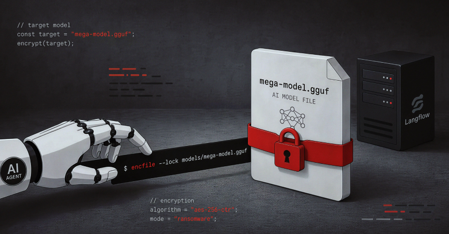 New ENCFORGE Ransomware Targets AI Model Files in Langflow RCE Attack