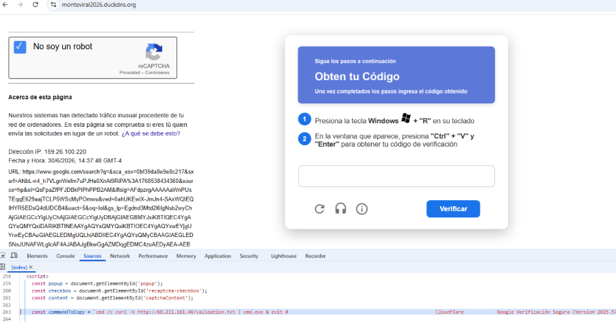 SCMBANKER Malware Uses ClickFix Lures to Target Mexican Banking Users