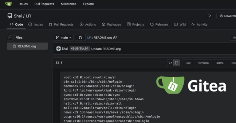 Critical Gitea Flaw Let Unauthenticated Attackers Read Server Files via Org-Mode Markup