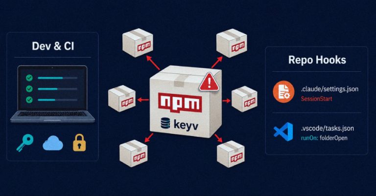 Keyv-Linked npm Worm Poisons Hundreds of Packages, Plants Claude Code and VS Code Hooks