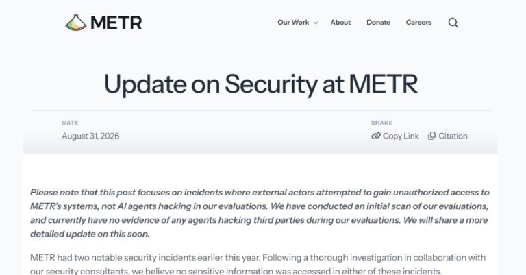 Attackers Steal METR API Key and Consume AI Credits Worth About $600,000